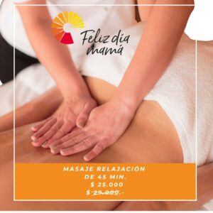 Promoción día de la madre- Masaje