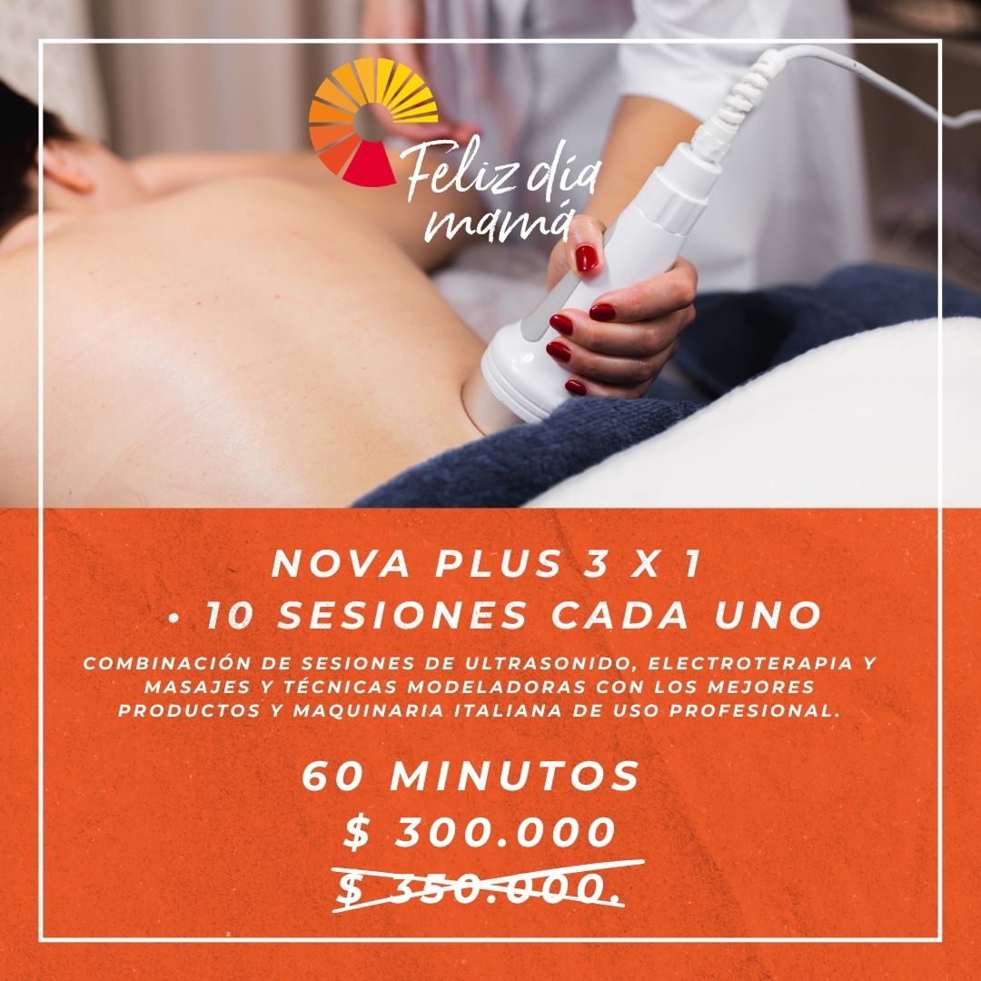 Día de la madre- Nova Plus 3x1 Masajes