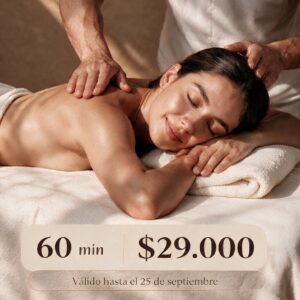 Masaje de relajación 60 min