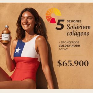 Solárium Colágeno + Bronceador Golden Hour